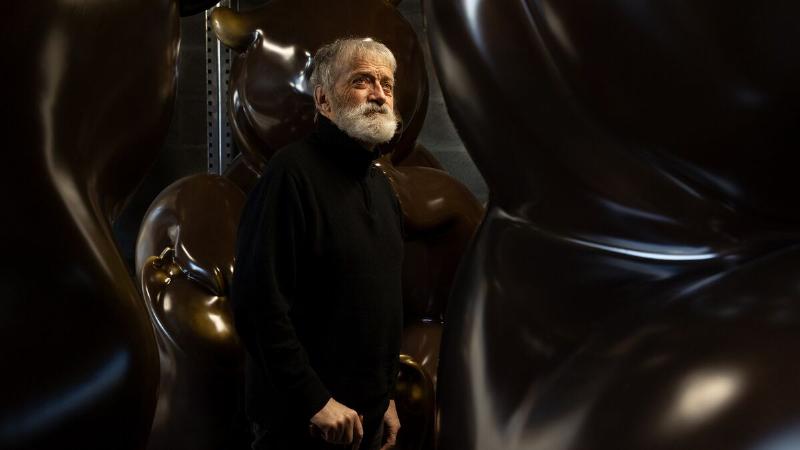 Une sculpture de Bassompierre exposée dans un musée d'art contemporain français.